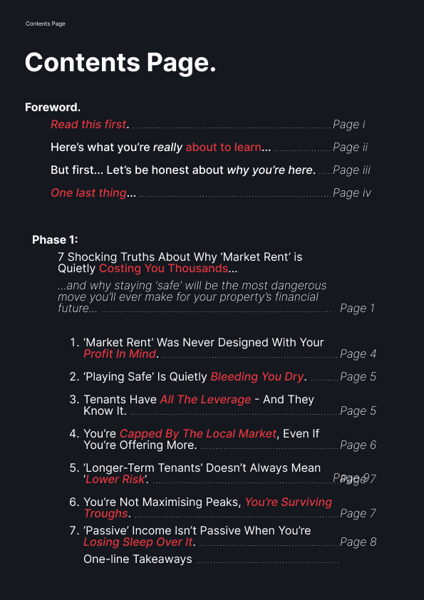 contents page 1